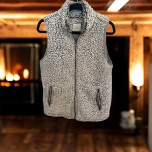 Thread & Supply Cream Sherpa Vest